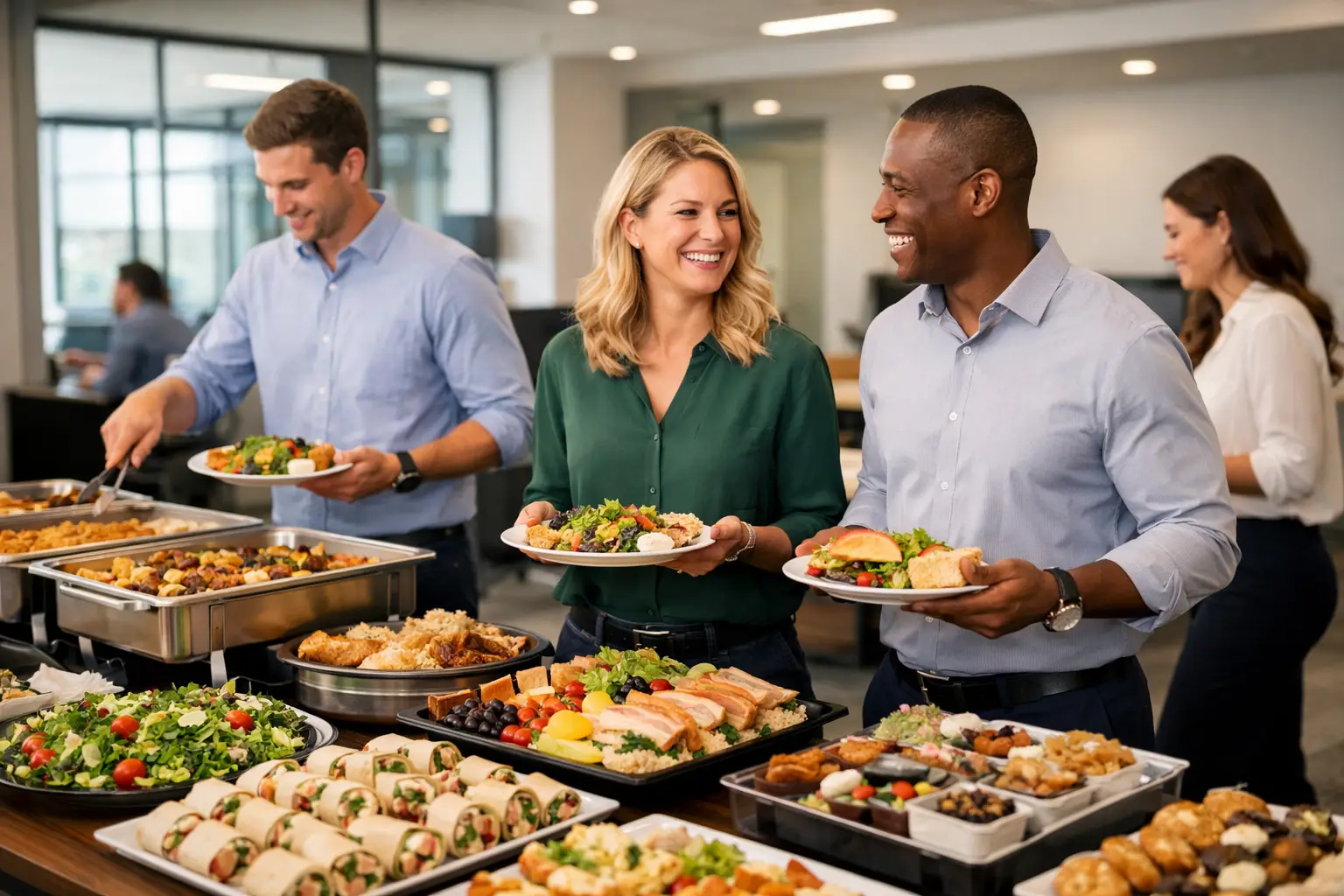 Office Lunch Catering Huntington Teams Love